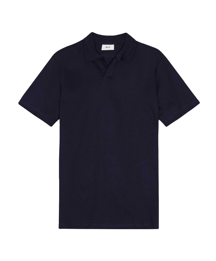 Heren polo blauw