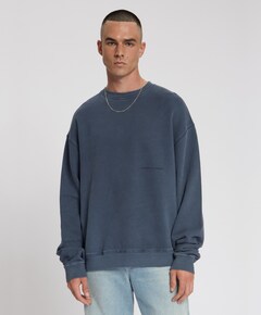 Heren sweater blauw