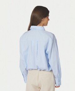Dames blouse blauw