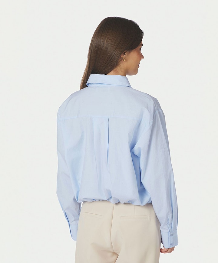 Dames blouse blauw