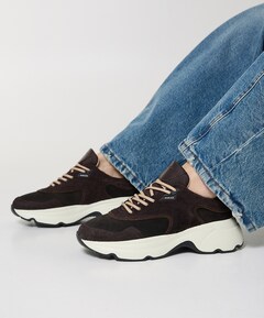 Ross Zay (L) dames sneakers bruin