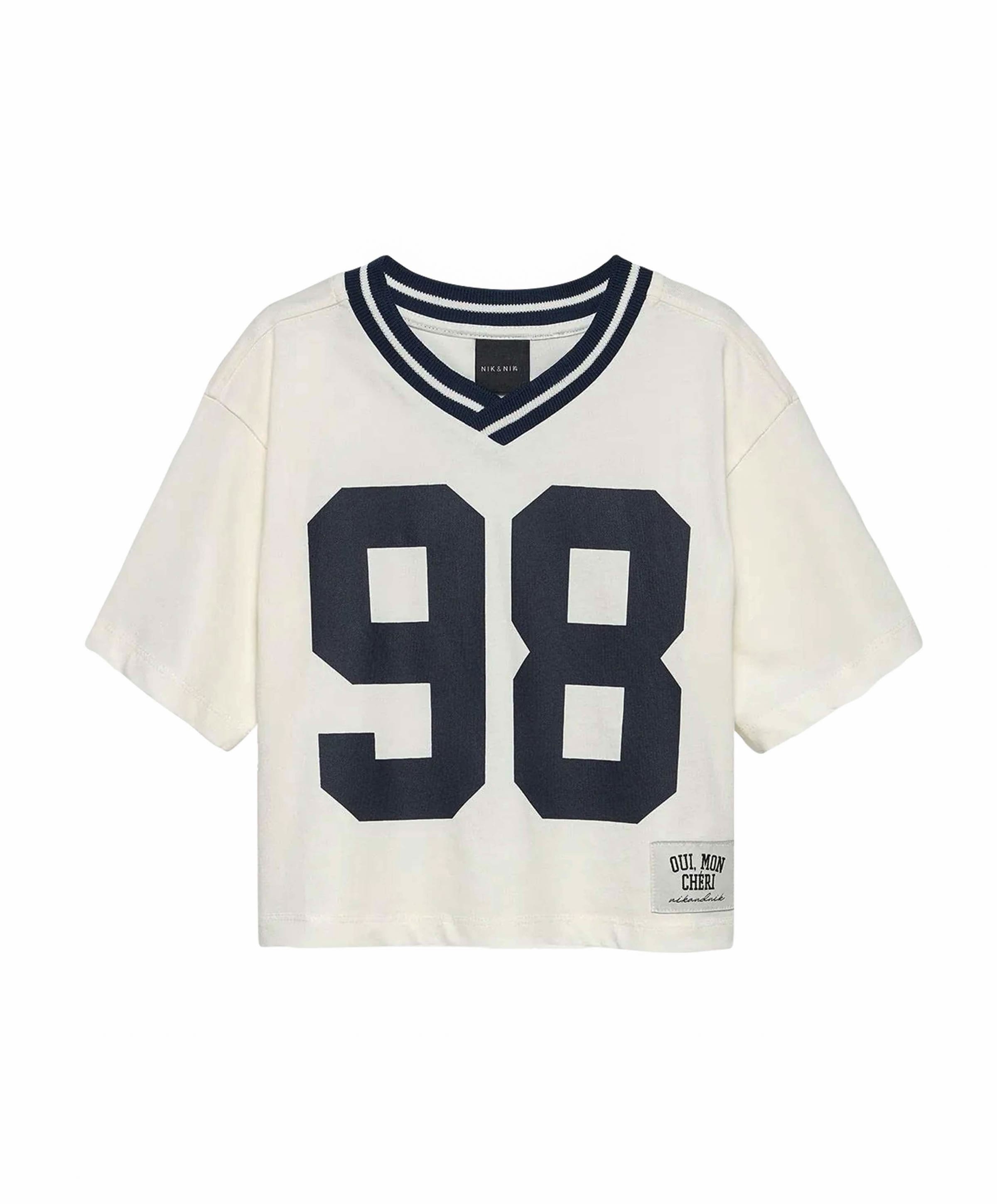 Meisjes T-shirt ecru