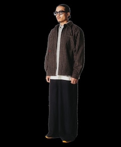 Heren overshirt grijs