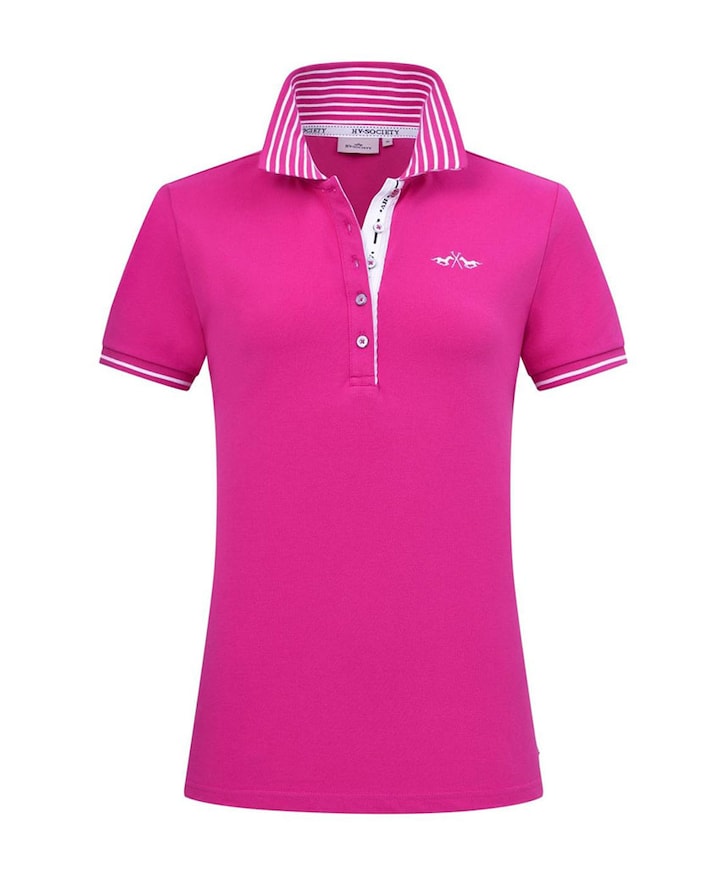 Dames polo roze
