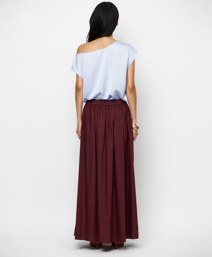 Dames rok bordeaux