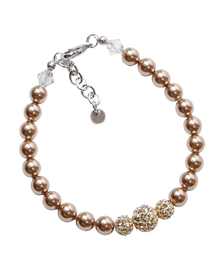 Dames armband beige