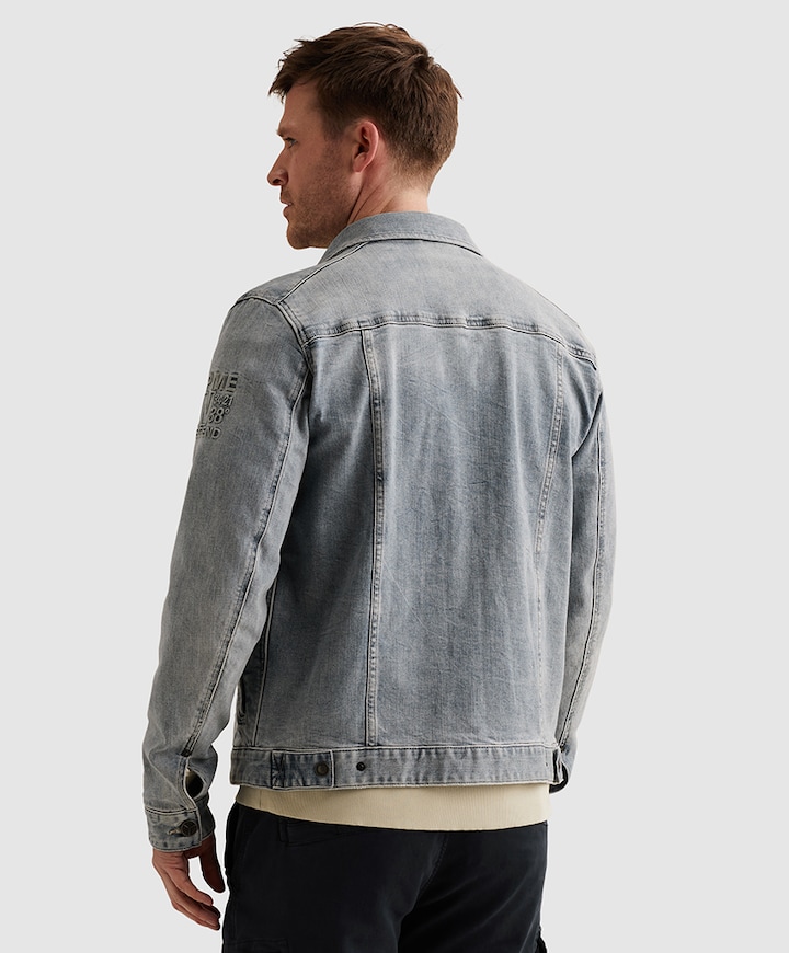 Heren spijkerjas blauw