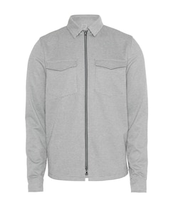 Heren overshirt grijs