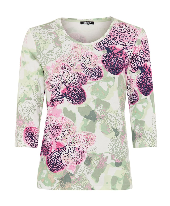 Dames longsleeve multicolor