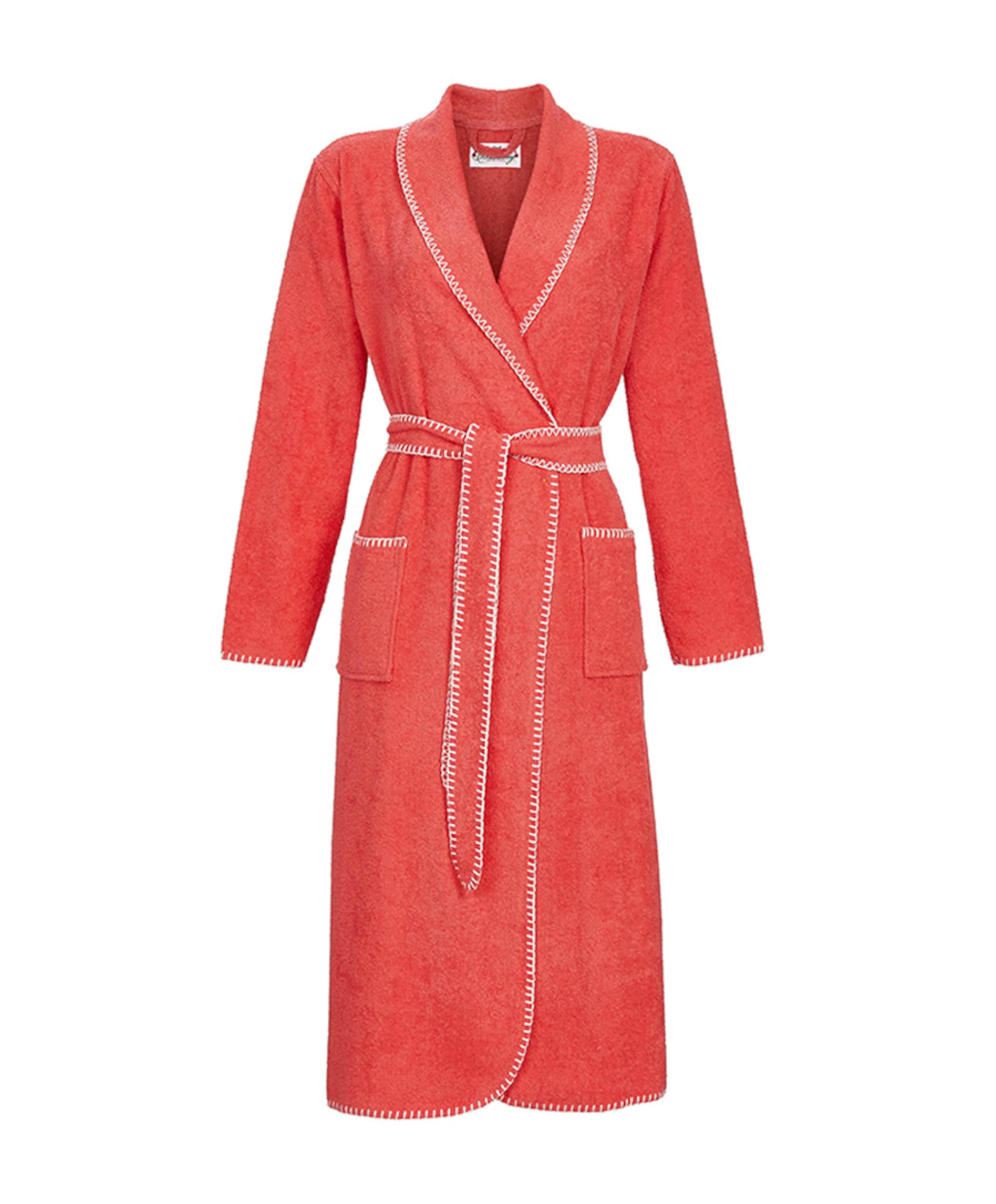 Dames ochtendjas rood