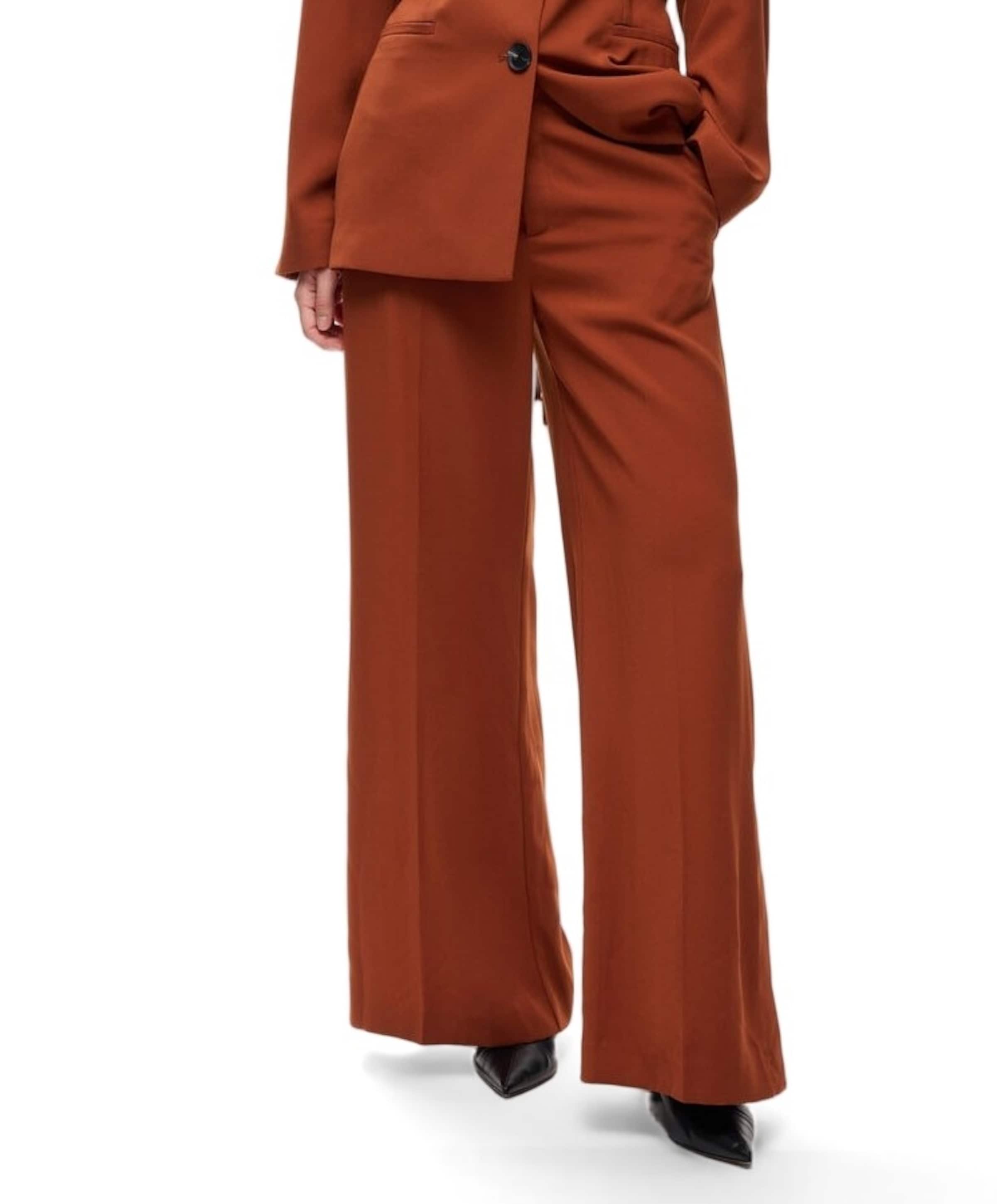 BriezIW Slit Pants dames broek bruin