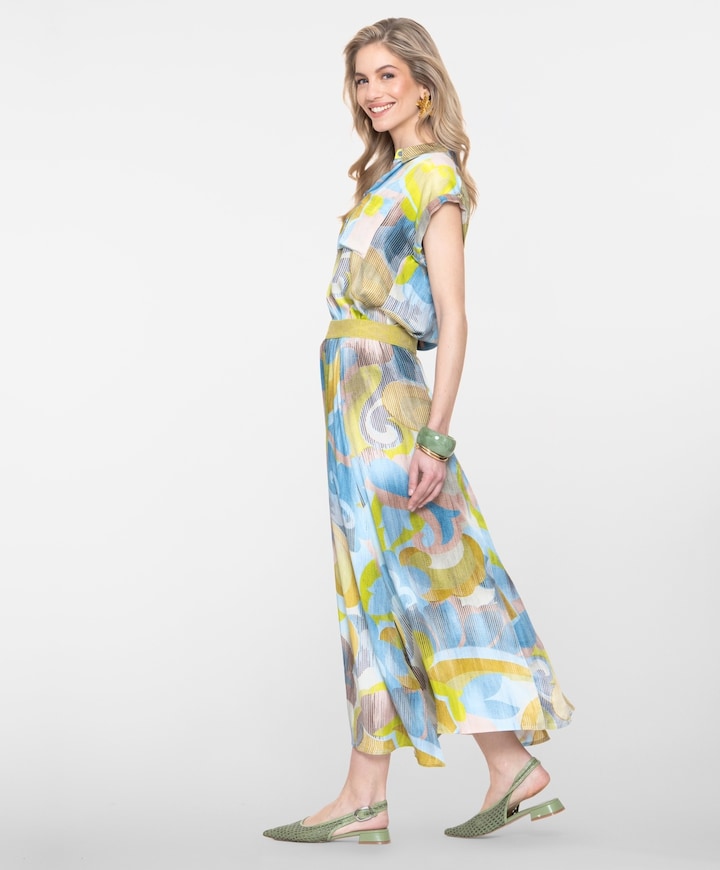 Dames rok blauw