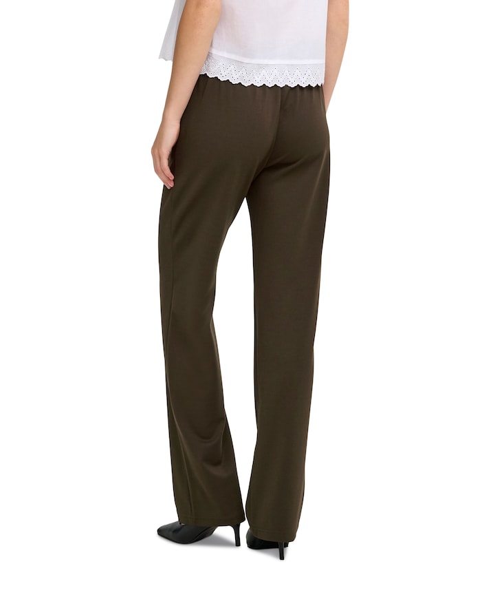 ONLPOPTRASH LIFE MW STRAIGHT dames broek bruin