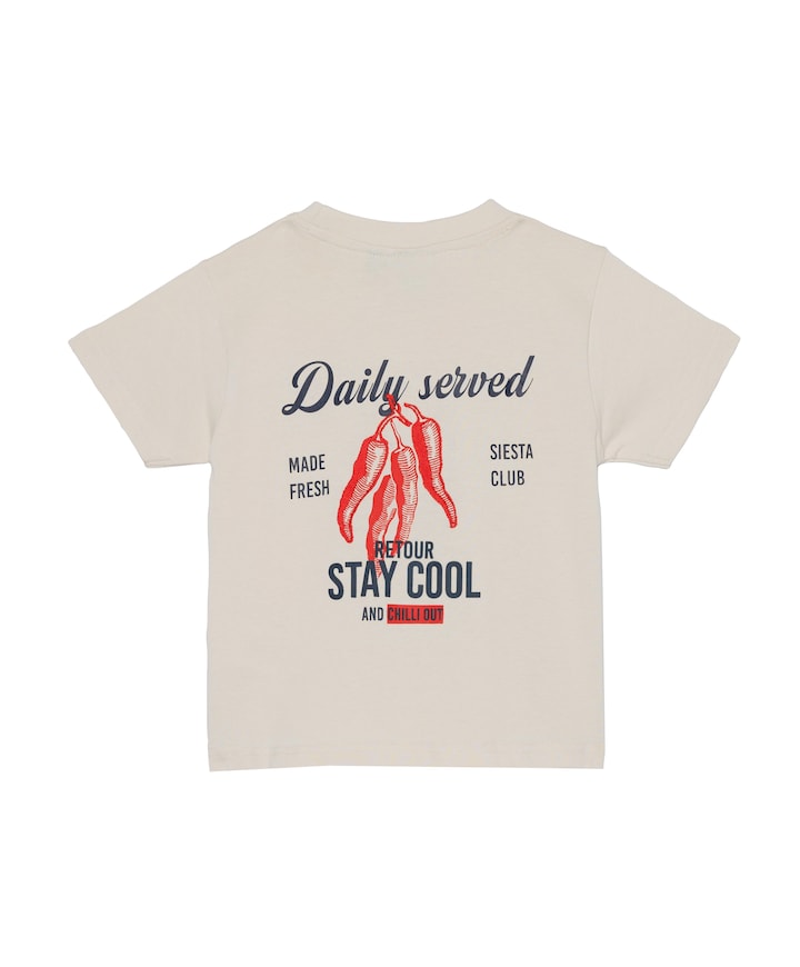 Jongens T-shirt ecru