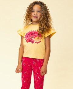 Meisjes T-shirt geel
