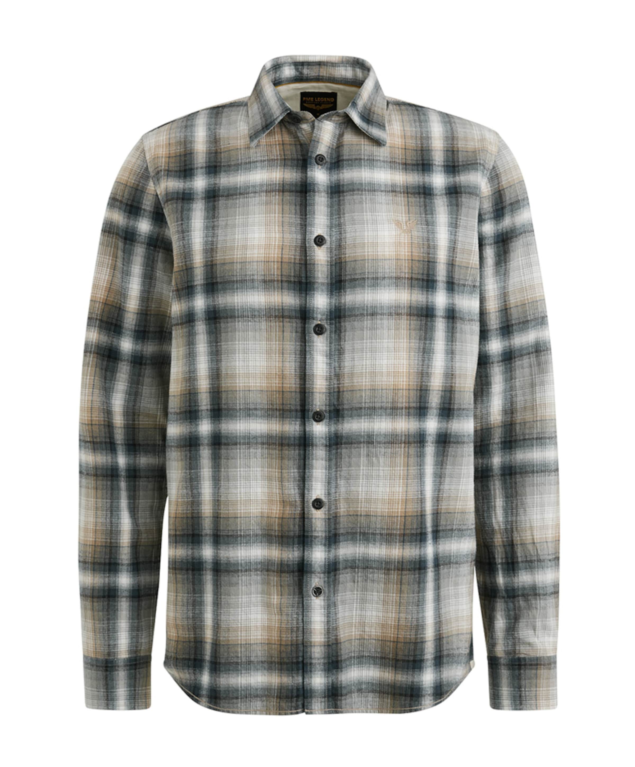 Overhemd lange mouw blauw