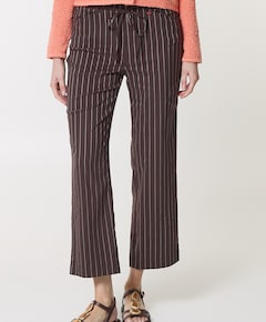 Scarlet Wide Leg 6/8 dames broek bruin