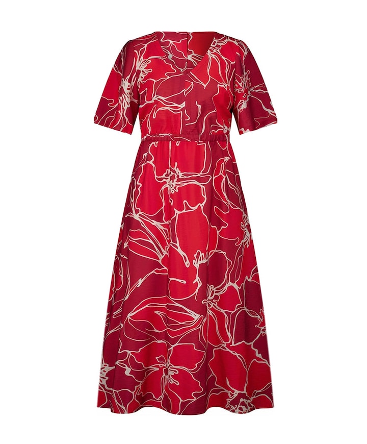 Dames jurk rood