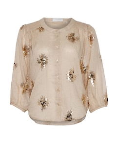 Dames blouse beige