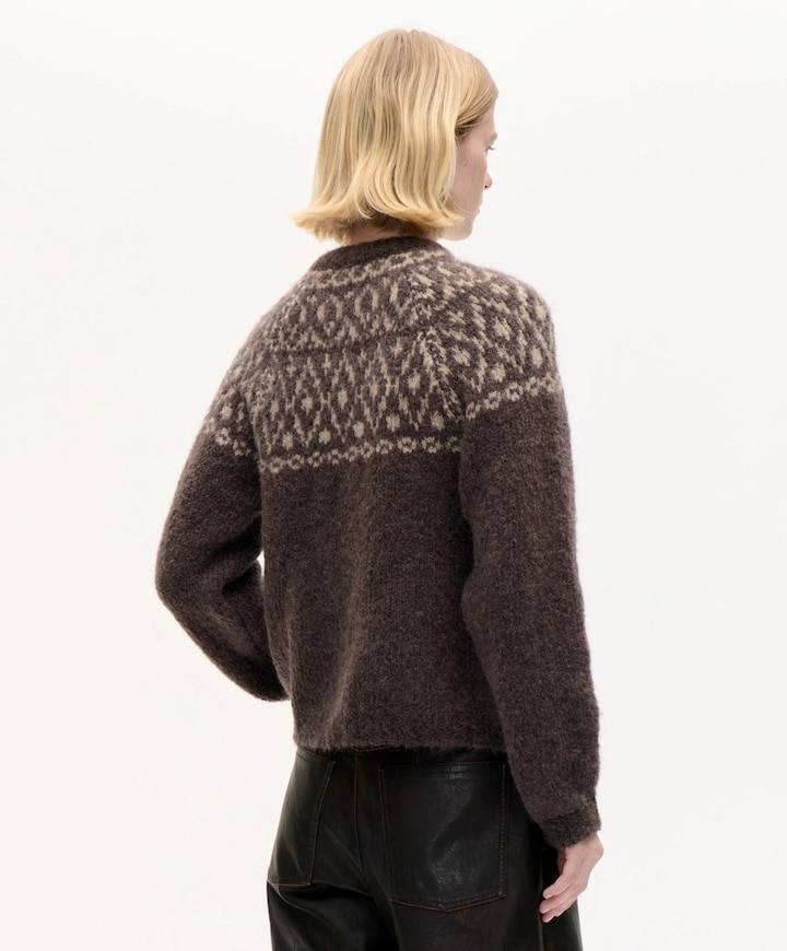 Dames vest grijs