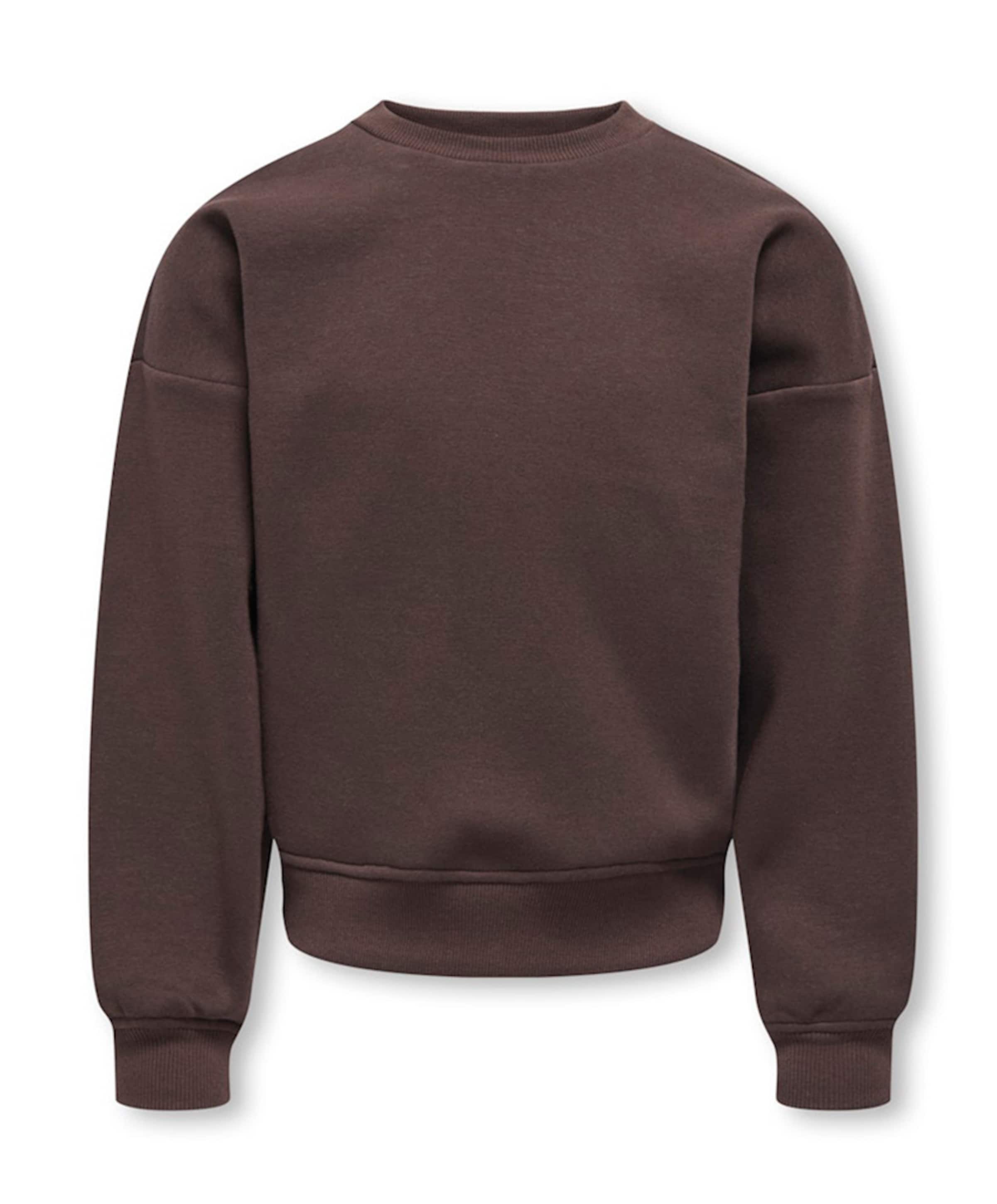 Meisjes sweater bruin