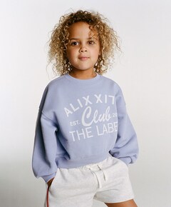 Meisjes sweater paars