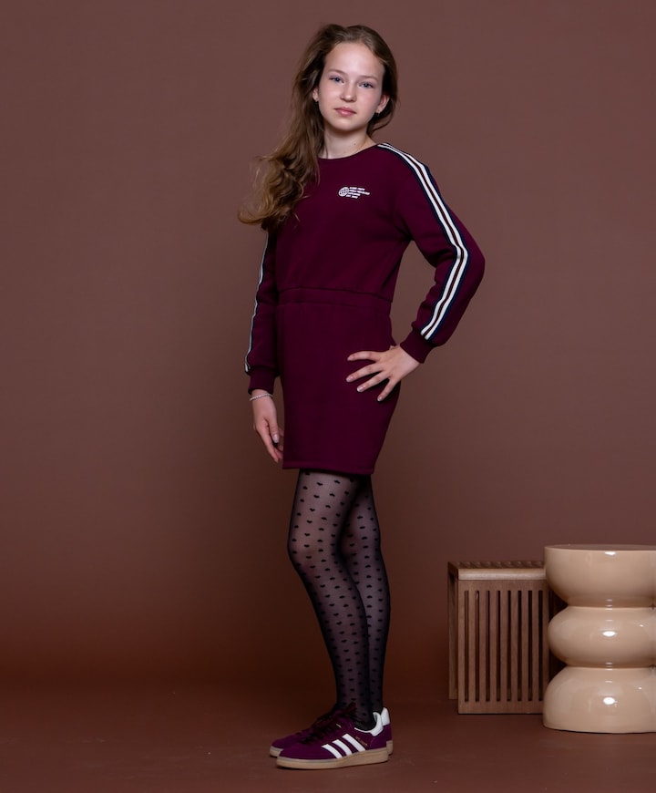 Meisjes jurk bordeaux