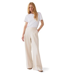 Trousers boot cut punto milano (4s2197) ecru