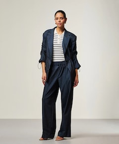 ESILA PINSTRIPE CO 510 dames broek blauw