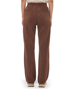 Modal striped dames broek bruin