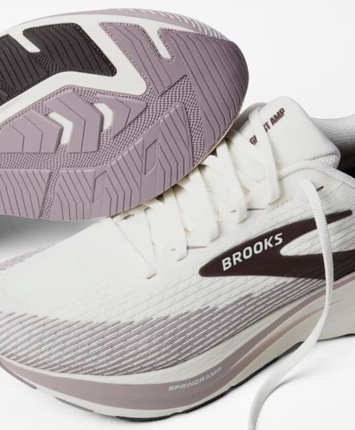 Ghost Amp heren runningschoenen beige