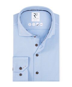 Overhemd lange mouw blauw