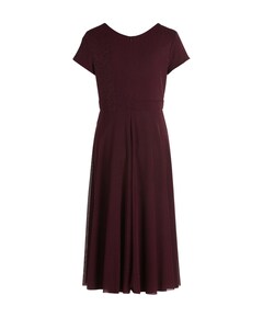 Dames jurk bordeaux