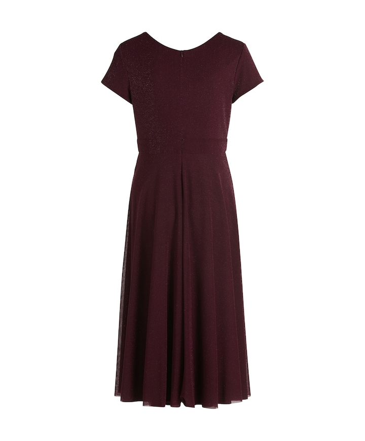 Dames jurk bordeaux