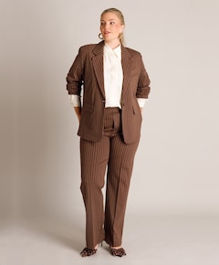 Dames blazer bruin