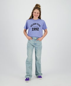 Meisjes t-shirt paars