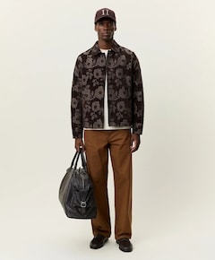 Heren overshirt bruin