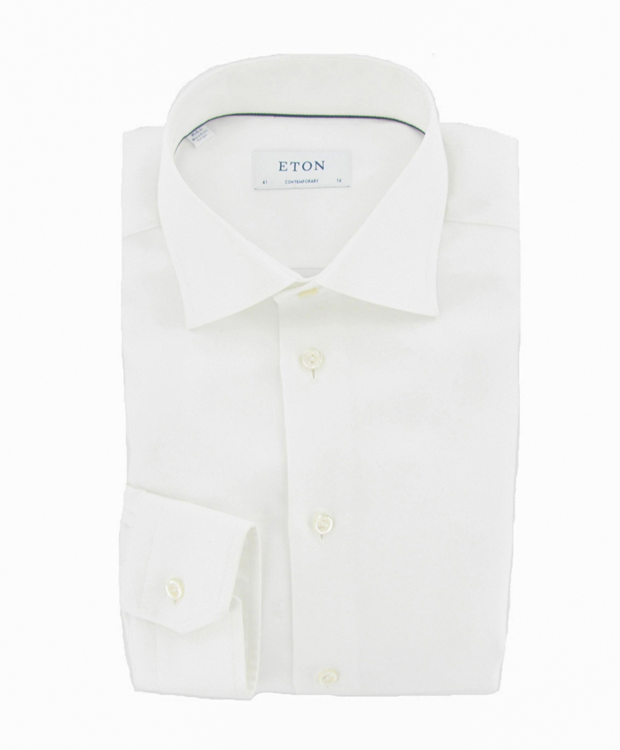 Heren overhemd lange mouw wit