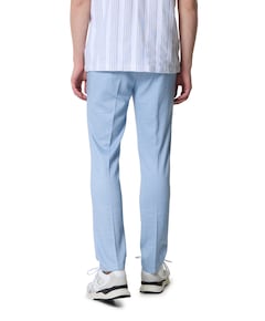 Trouser structure heren pantalon blauw