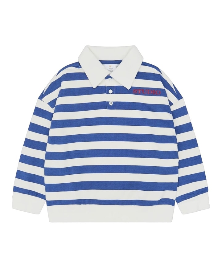 Jongens polo blauw