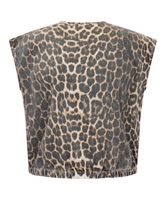 Dames gilet bruin