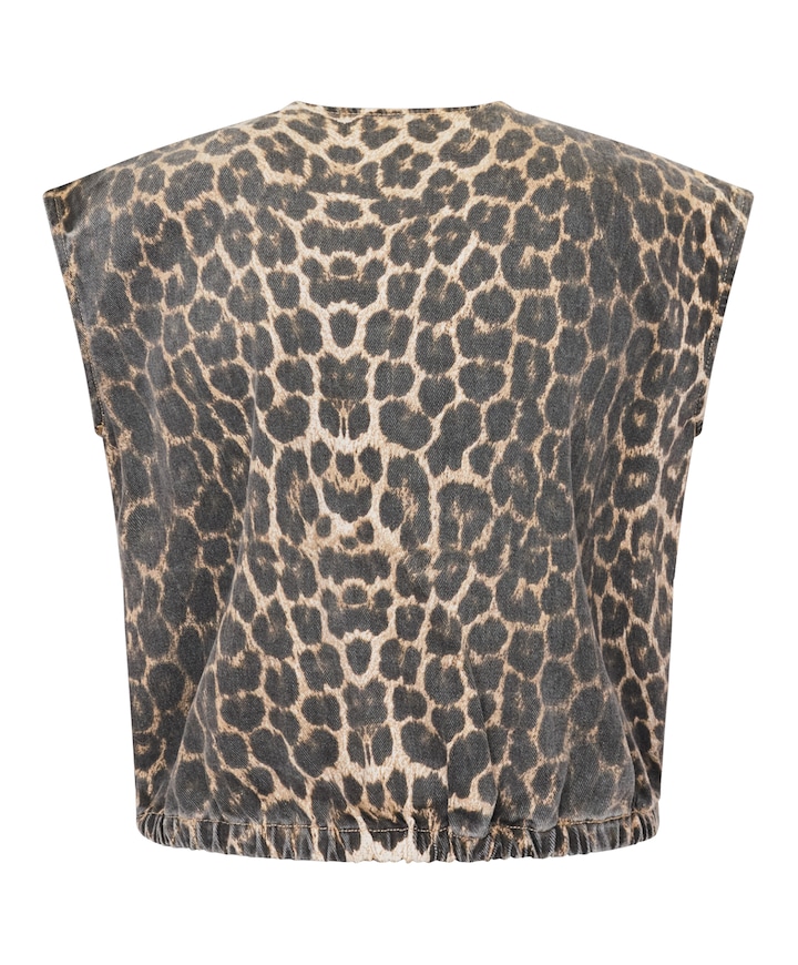 Dames gilet bruin