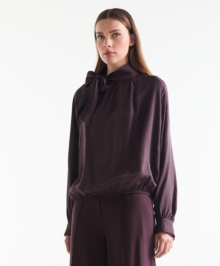 Dames blouse paars