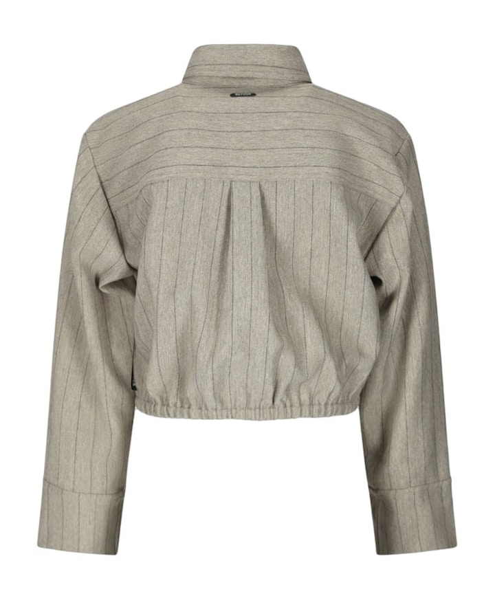 Meisjes vest grijs