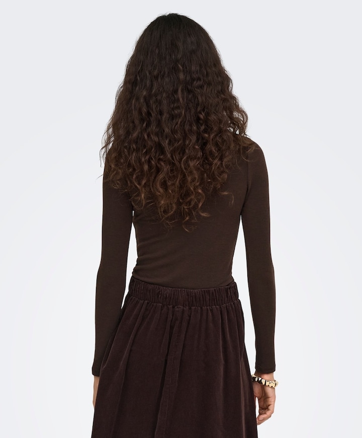 Dames longsleeve zwart