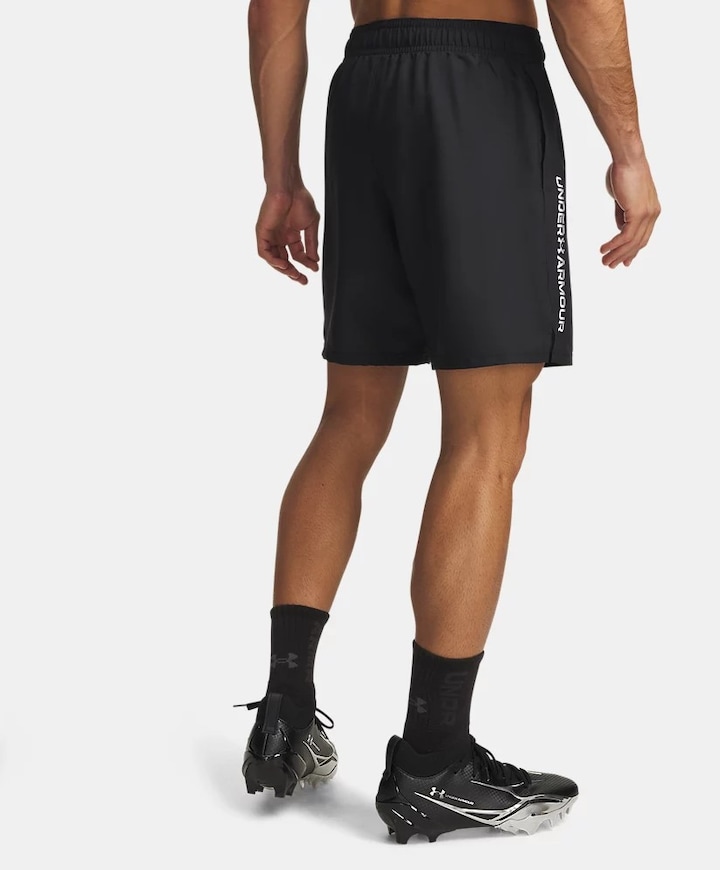 Ua Woven Wdmk Shorts-grn heren shorts zwart