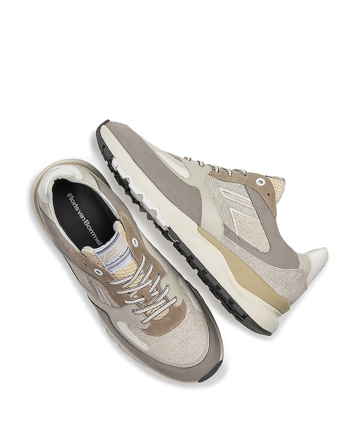 heren sneakers beige