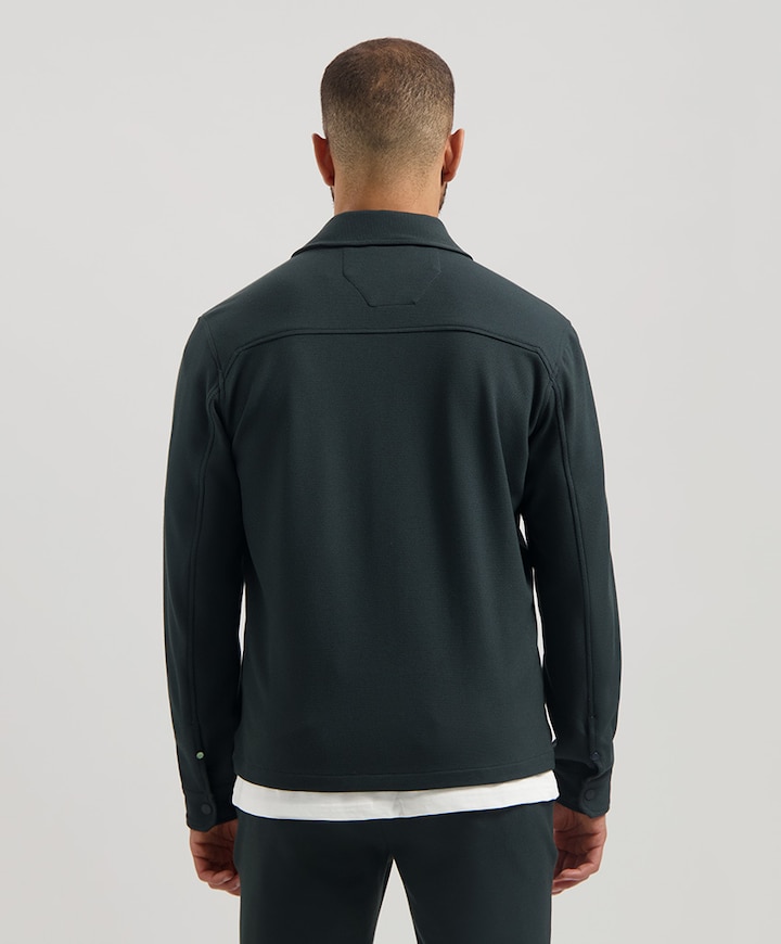 Heren overshirt blauw