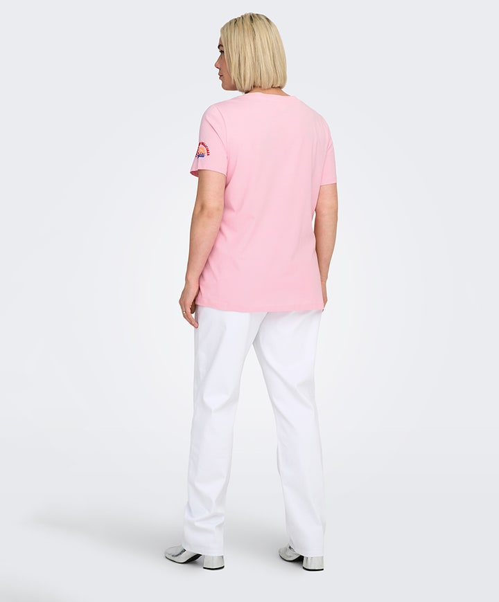 Dames T-shirt roze