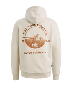Heren hoodie ecru
